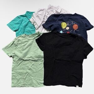 Boys Short Sleeve Shirts Gap J. Crew Polo Button Down T Shirts Size Medium (8)